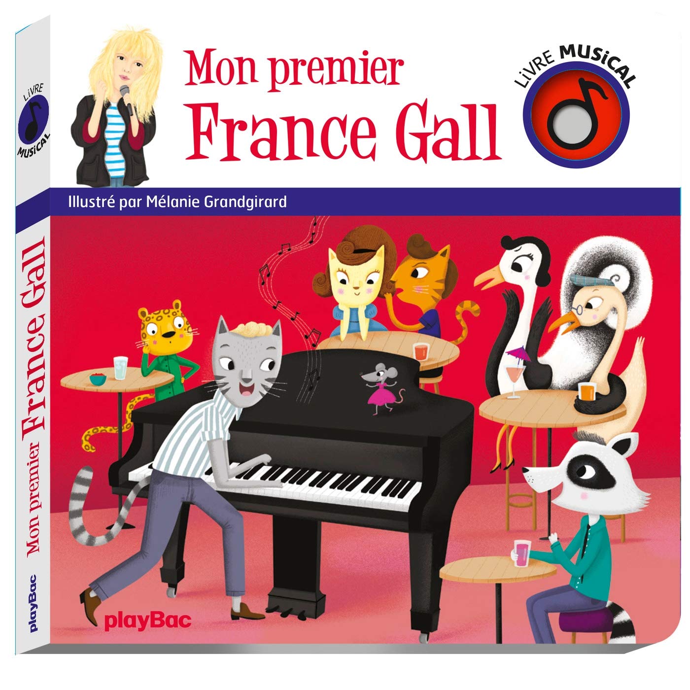 Livre musical Mon premier France Gall de PlayBac, Livres : Aubert
