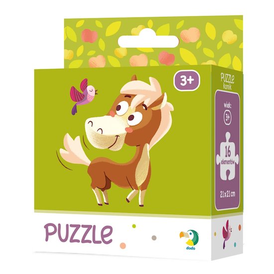 Puzzle 16 pièces Poney 36 mois + de Dodo