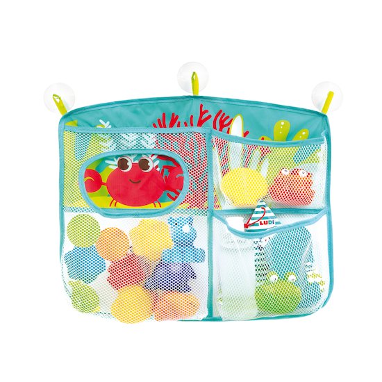 Filet de rangement d'angle pour jouets de bain Gris de Munchkin,  Accessoires de bain : Aubert