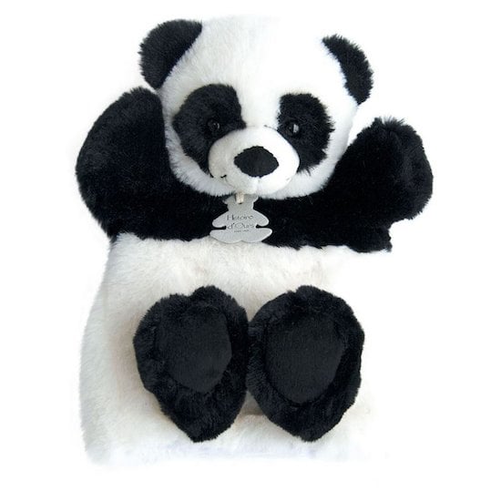 Marionnette à Main Panda Noir et blanc 25 cm de Histoire d'ours
