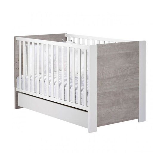Loft Tiroir Lit 70x140 cm Blanc  de Sauthon Baby's Sweet Home