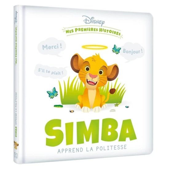 Mes premières histoires - Simba apprend la politesse Vert  de Hachette Jeunesse Disney