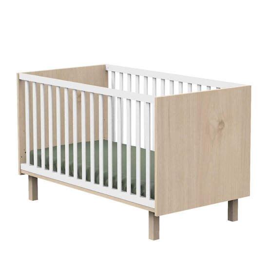 Solène Lit bébé évolutif Blanc 70 x 140 cm de Sauthon Baby's Sweet Home Solène Lit bébé évolutif Blanc 70 x 140 cm de Sauthon Baby's Sweet Home