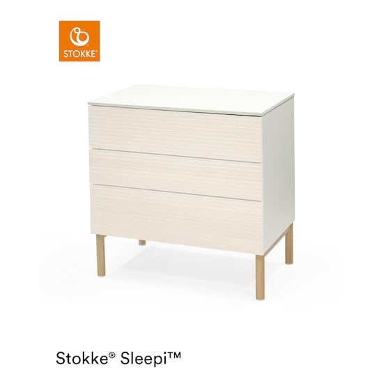 Sleepi Caisson + Pieds Commode Natural  de Stokke®