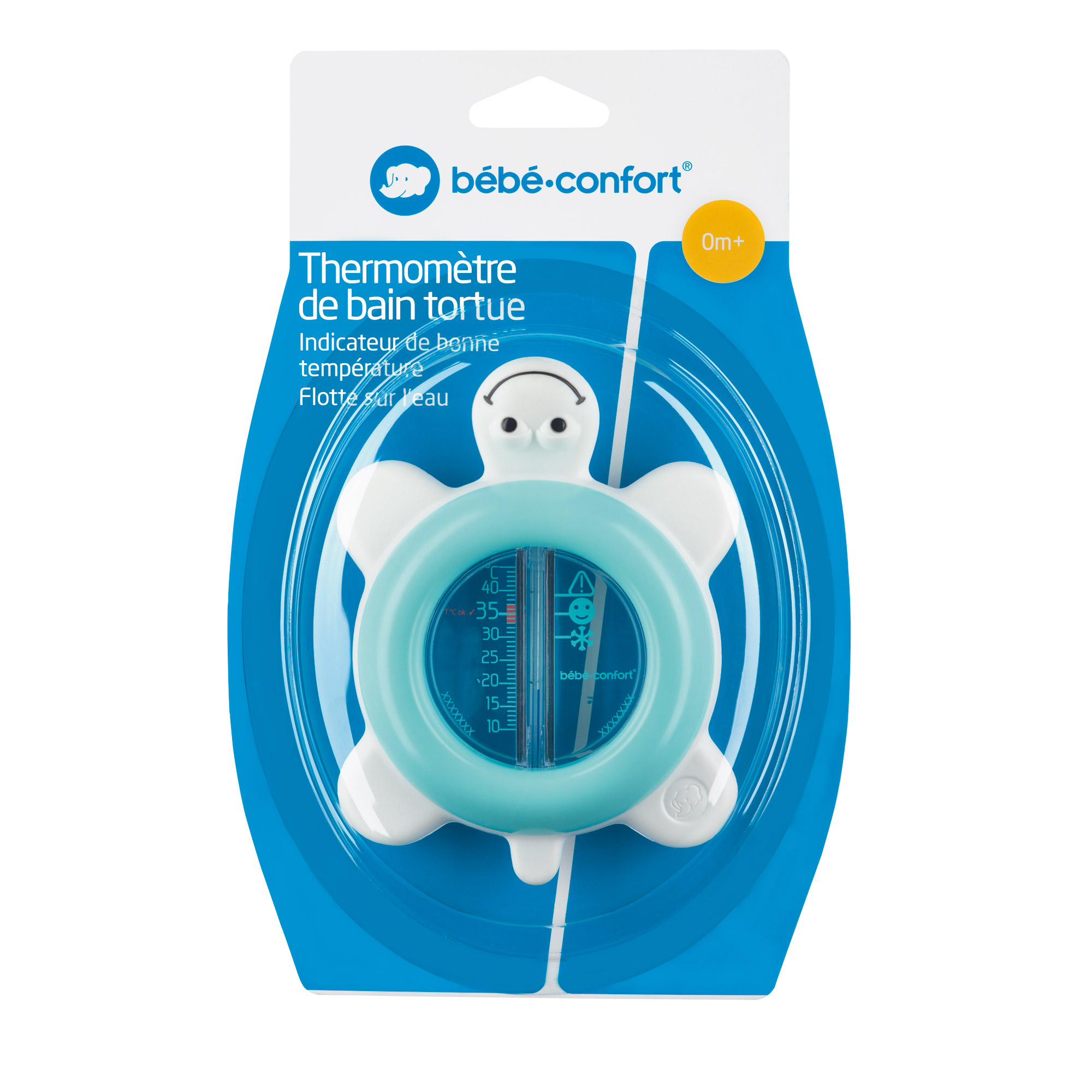 Thermometre De Bain Tortue Water World Bleu De Bebe Confort Thermometres Aubert