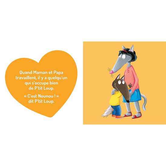 P'tit Loup aime Sa nounou  de AUZOU