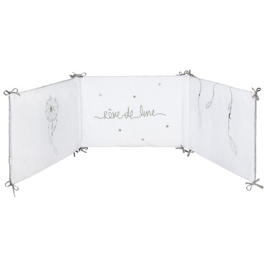 Attrape Rêve Tour de lit Blanc 40 x 180 cm de Little Band