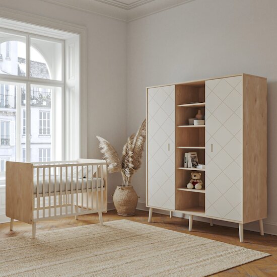 Peak Armoire XL Nature/Blanc  de Bisal Peak Armoire XL Nature/Blanc  de Bisal