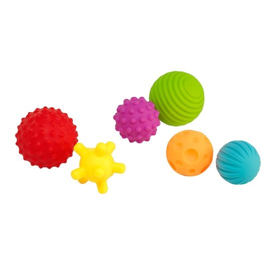 Balles Souples Sensorielles 10 Balles Souples aux Formes Différentes pour  Développement Sensoriel pour Enfants à Partir de 6 Mois