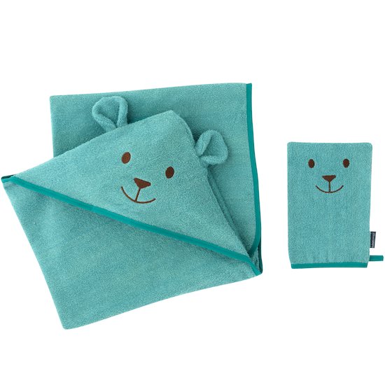 Coffret de bain ours Bleu  de Aubert concept