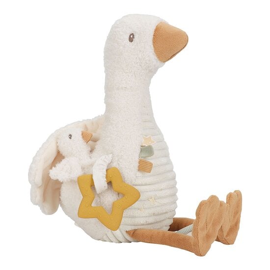 Newborn Peluche d'activités oie   de Little Dutch