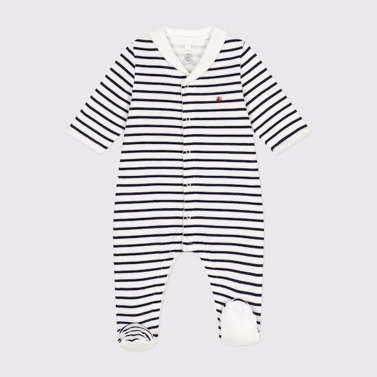 Pyjama en tubique Rayé  de Petit Bateau