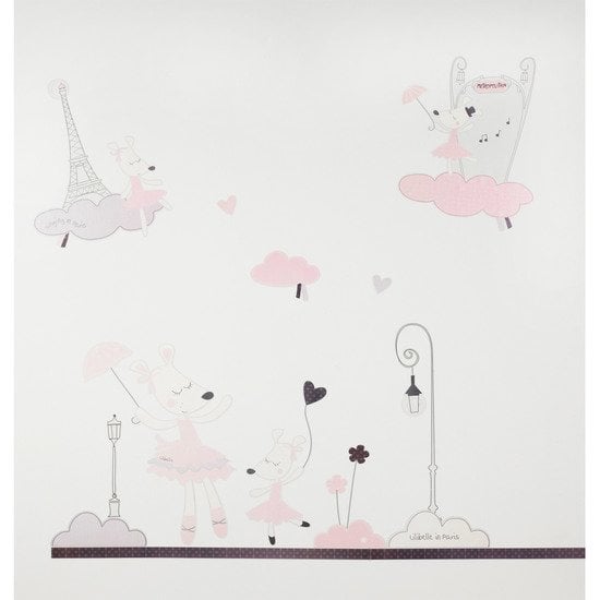 Lilibelle stickers muraux   de Sauthon Baby's Sweet Home