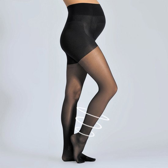 Collant de grossesse Activ'Light Noir L de Cache Coeur