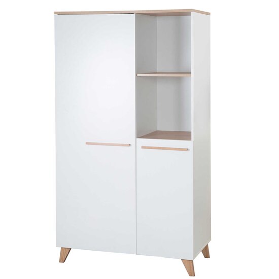Léon Armoire 2 portes Blanc  de Roba