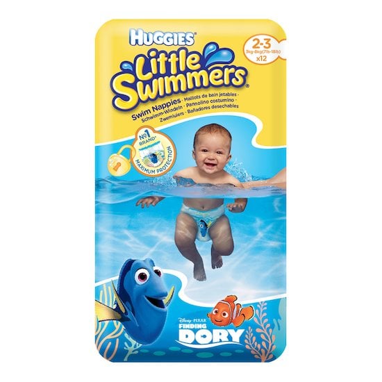 Couches-Culottes Little Swimmers Dory 3-8 kg  0-12 mois de Huggies