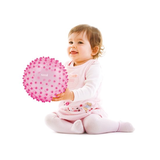 Balle sensorielle Rose  de Ludi