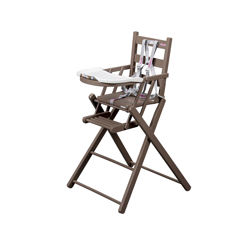 Chaise Sarah Extra Pliante Taupe 16 De Combelle Chaises Hautes Fixes Aubert