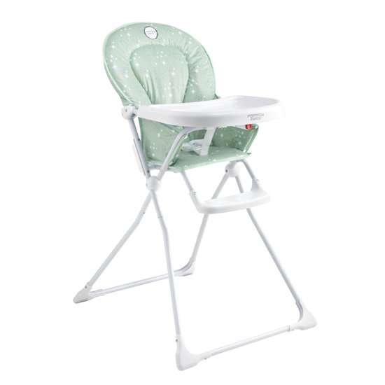 Chaise haute Stars Vert  de Formula Baby