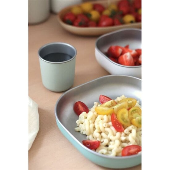 Coffret repas Inox Sauge  de Béaba
