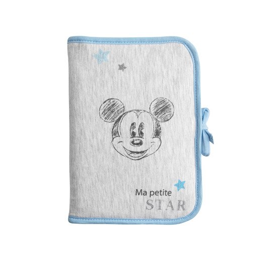 Mickey & Minnie protège carnet de santé Bleu  de Disney Baby