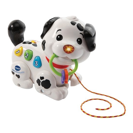 Chien interactif à tirer 1, 2, 3 p'tit dalmatien Blanc  de Vtech