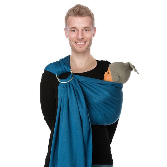 Porte bébé BB Sling Campanula Blue  de Babylonia