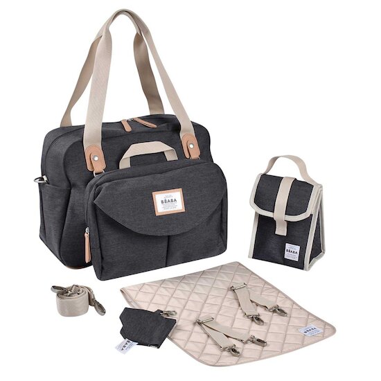 Sac Genève 2 Gris chiné foncé  de Béaba