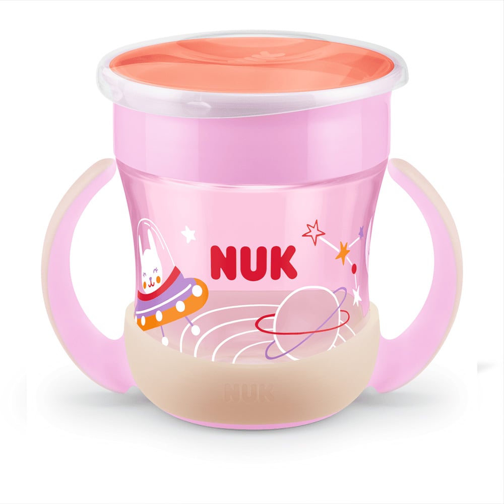 Tasse Mini Magic Cup 360 Nuit Rose 6 mois + de Nuk, Tasses & verres : Aubert