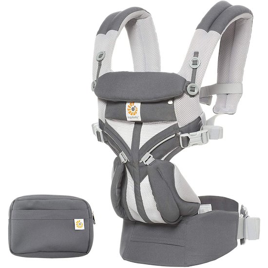 Porte-bébé Omni 360 cool air mesh Gris Charbon  de Ergobaby