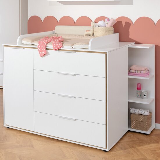 Lieven Étagère pour commode Blanc  de Paidi Lieven Étagère pour commode Blanc  de Paidi