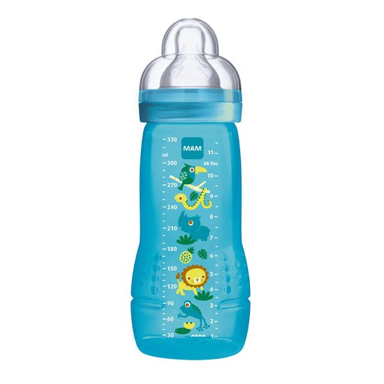 Biberon 2ème âge 330 ml Turquoise 330 ml de Mam