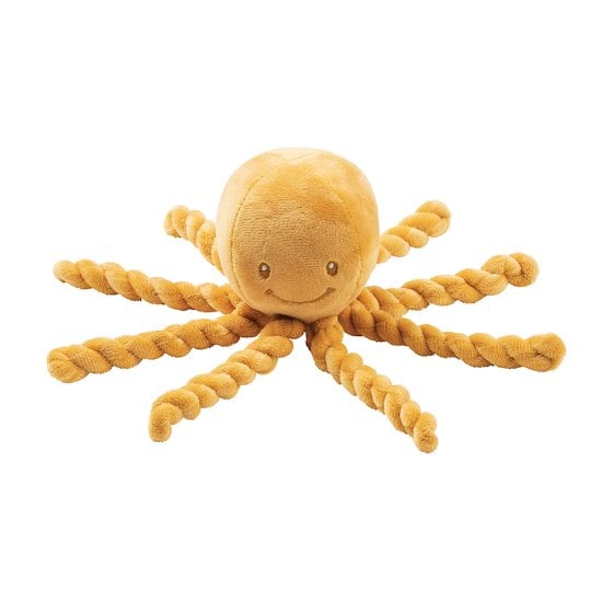 Lapidou Peluche Pieuvre Ocre de Nattou, Peluches : Aubert