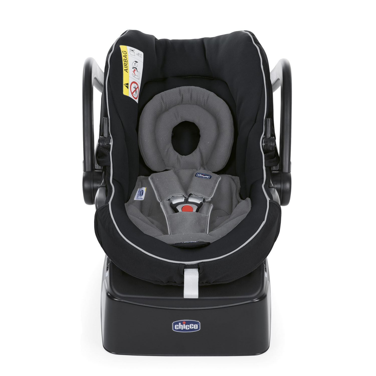 Poussette Trio Activ3 Top Dark Jet Black de Chicco, Poussettes polyvalentes  : Aubert