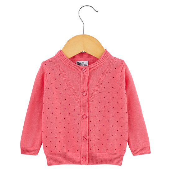 Gilet Malibu Beach Fille Rose Cyclamen 36 mois de Nano & nanette