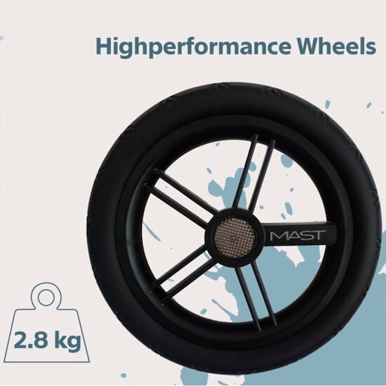 Roues Poussette M.4 High Performance  de MASTSWISS