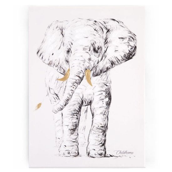 Tableau Eléphant 30 x 40 cm de Childhome