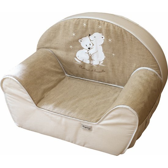 Nougat & Cannelle fauteuil beige/blanc  de Nougatine