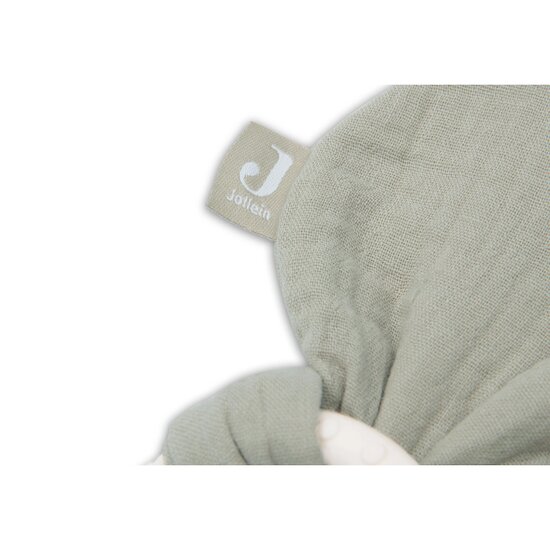 Anneau de Dentition en silicone Bunny Ears Olive  de Jollein