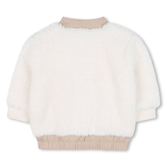 Cardigan doublé en polaire duveteuse Ecru  de Timberland