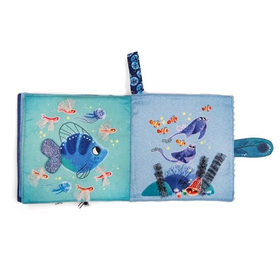 Les Aventures de Paulie Livre tissu d'activités   de Moulin Roty Les Aventures de Paulie Livre tissu d'activités   de Moulin Roty