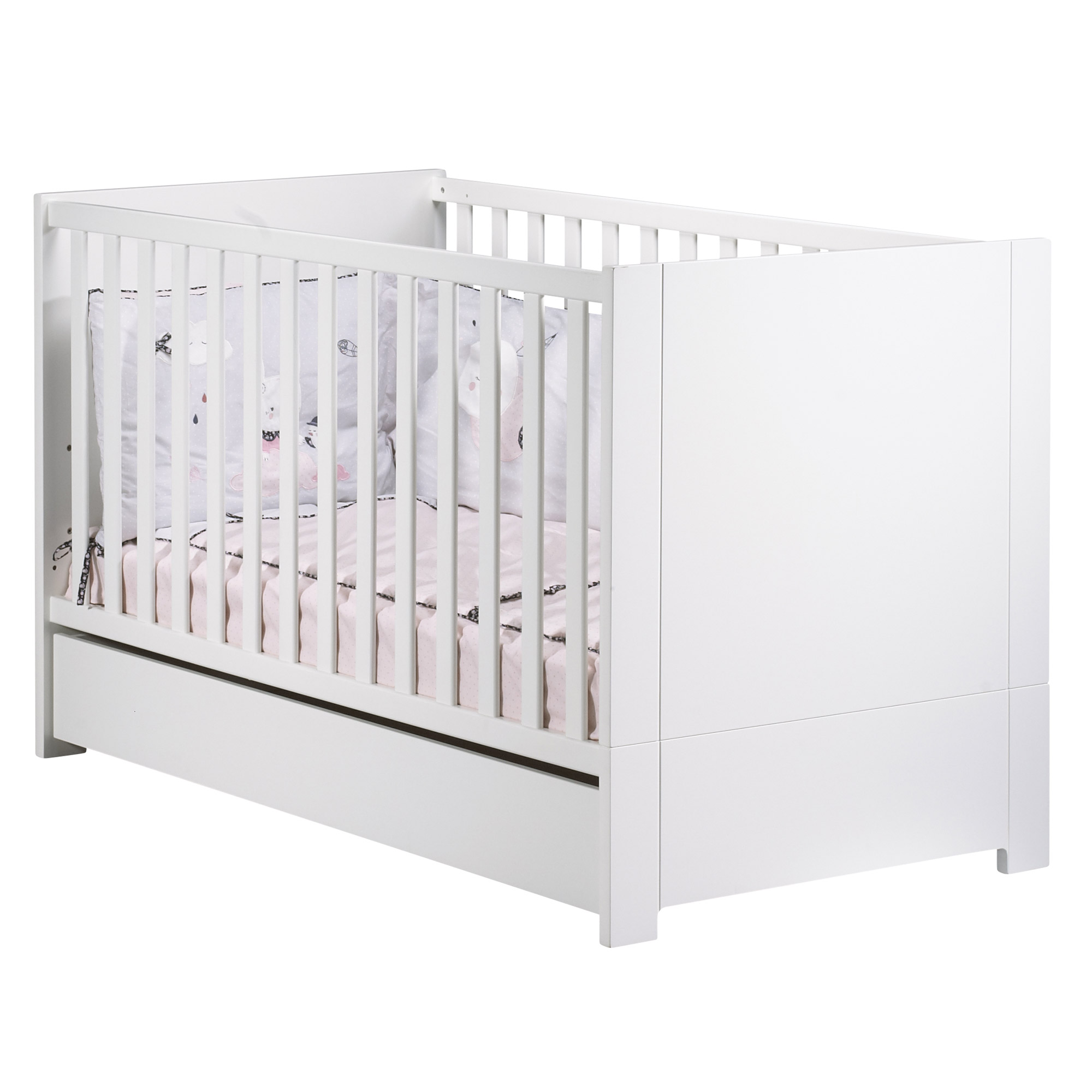 LIT BEBE 120x60 LOFT BLANC - Sauthon