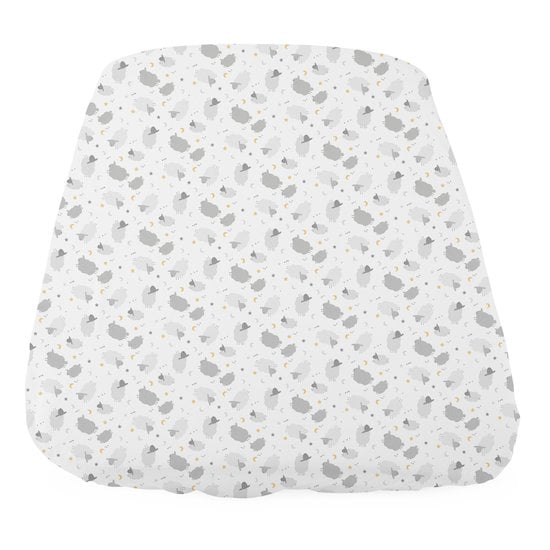 Drap housse Next2Me Forever x2 Grey Sheep  de Chicco