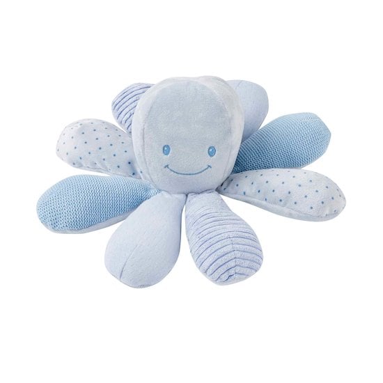 DOUDOU PIEUVRE NATTOU GRIS PELUCHE POULPE Jouet Bebe NAISSANCE