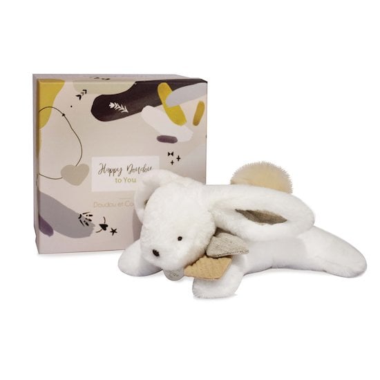 Pantin pompon Happy Wild naturel  de Doudou et Compagnie