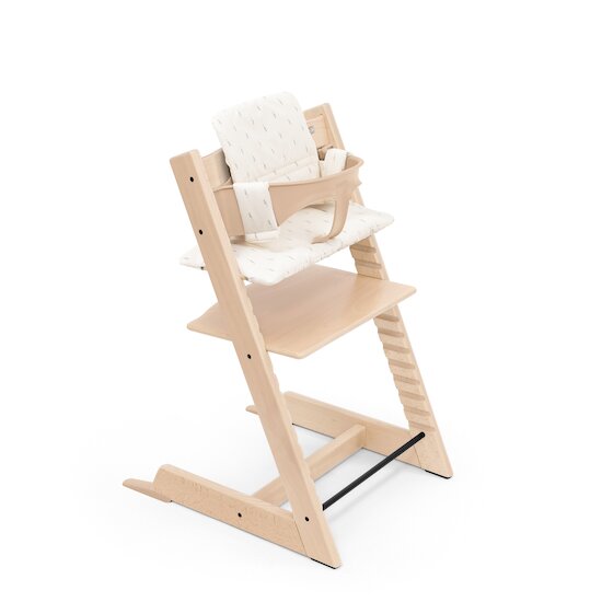 Tripp Trapp® Pack Chaise haute + Baby Set + Coussin Naturel / Crème  de Stokke® Tripp Trapp® Pack Chaise haute + Baby Set + Coussin Naturel / Crème  de Stokke®