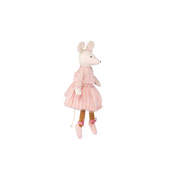 La Petite École de Danse Poupée Souris Anna Rose  de Moulin Roty La Petite École de Danse Poupée Souris Anna Rose  de Moulin Roty