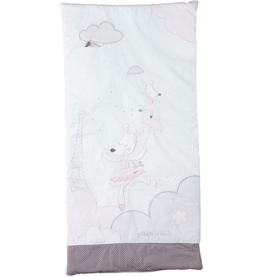 Lilibelle édredon 60x120 Rose / Blanc 60 x 120 cm de Sauthon Baby's Sweet Home