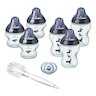 Coffret naissance 6 biberons + accessoires