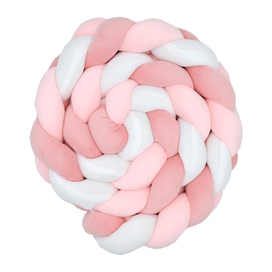Coussin tresse Rose 200 cm de Babycalin Coussin tresse Rose 200 cm de Babycalin